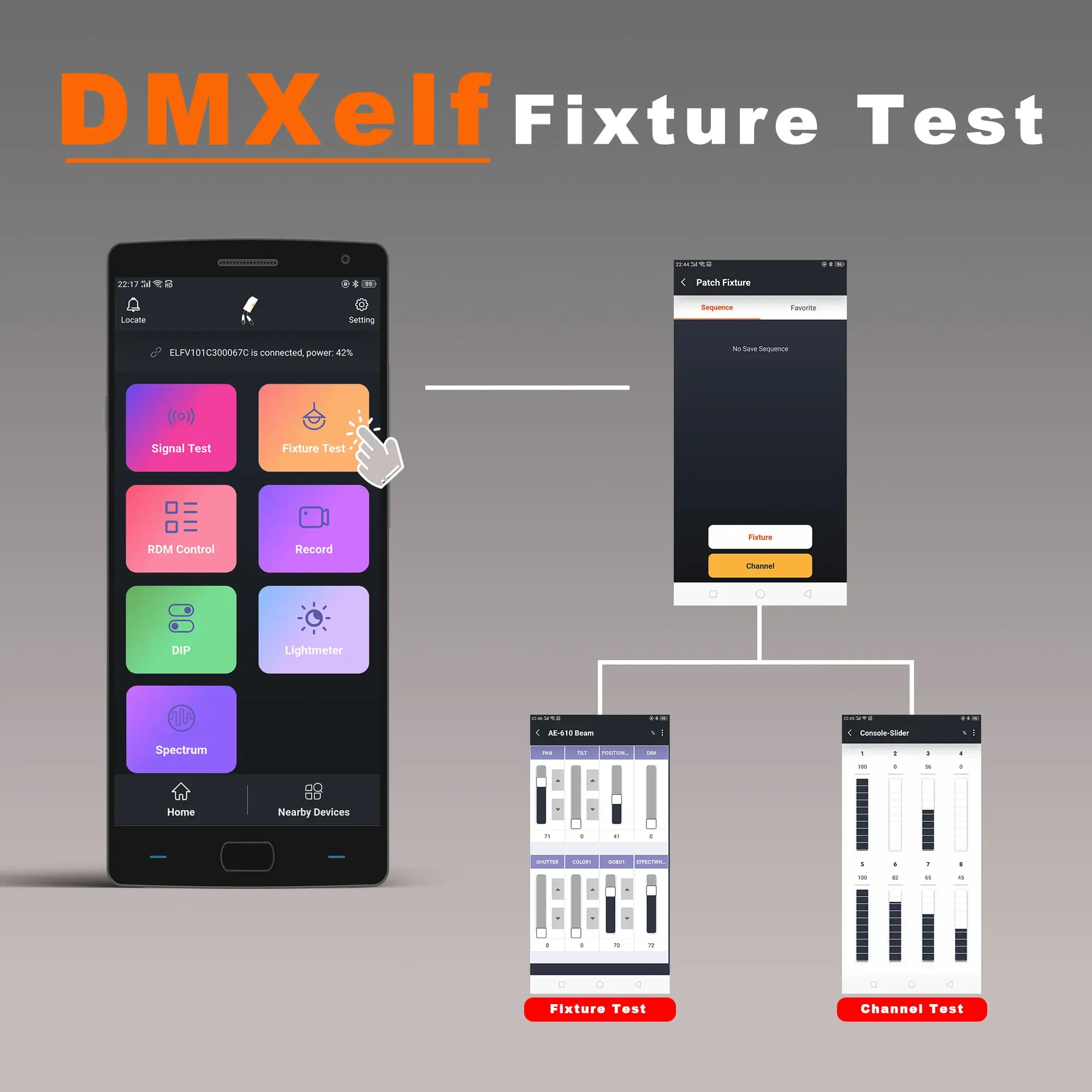 Многофункциональный DMX-тестер DMXelf 3pin Bluetooth (Android, IOS) купить,  цена за Штука